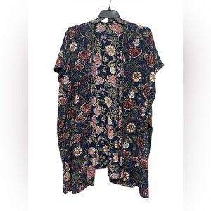 Gypsy Love Medium Casual Floral Cover Up Cardigan Bohemian Hippie Style